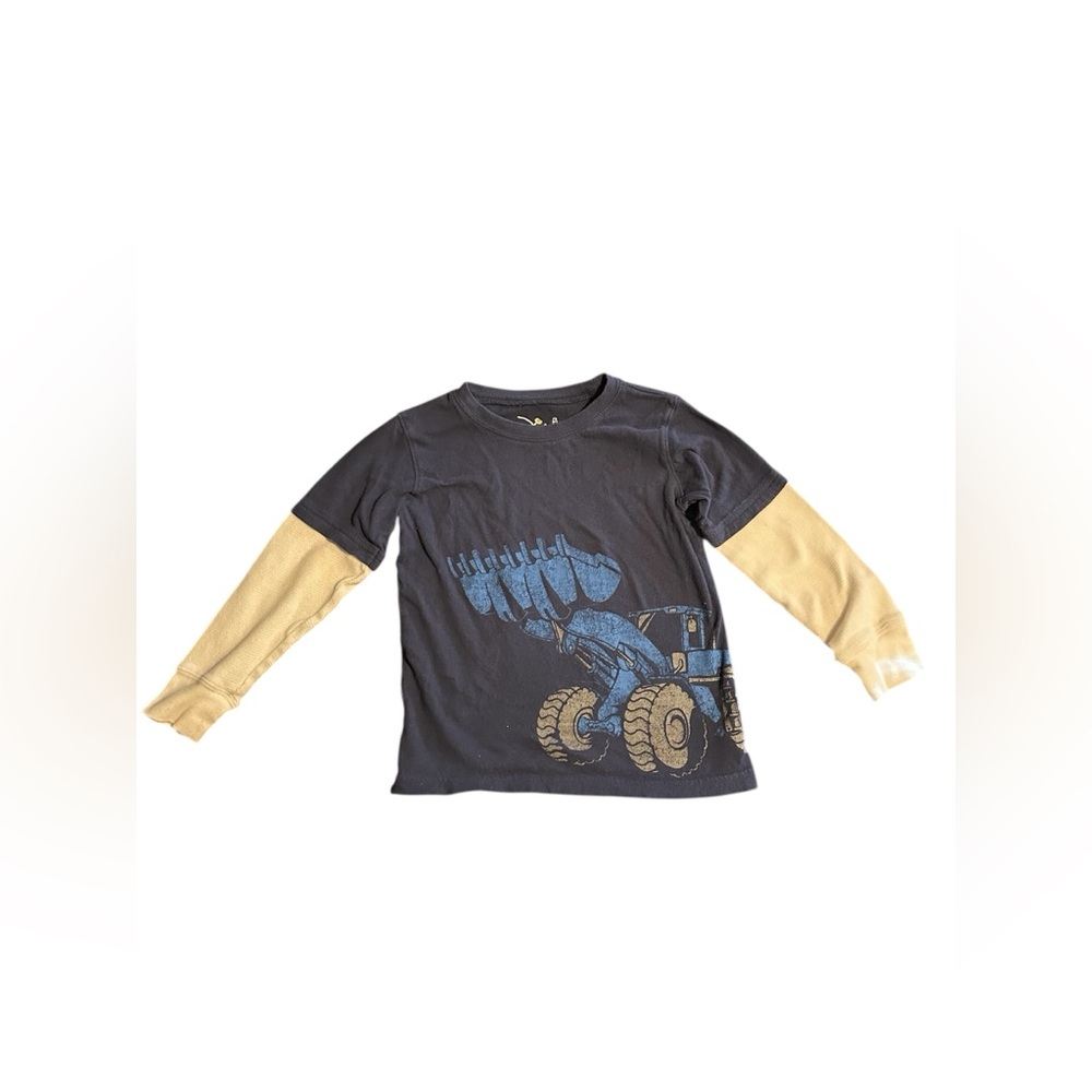 Jumping Beans Long Sleeve Tee with Construction Graphic